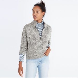 Madewell half zip sweater